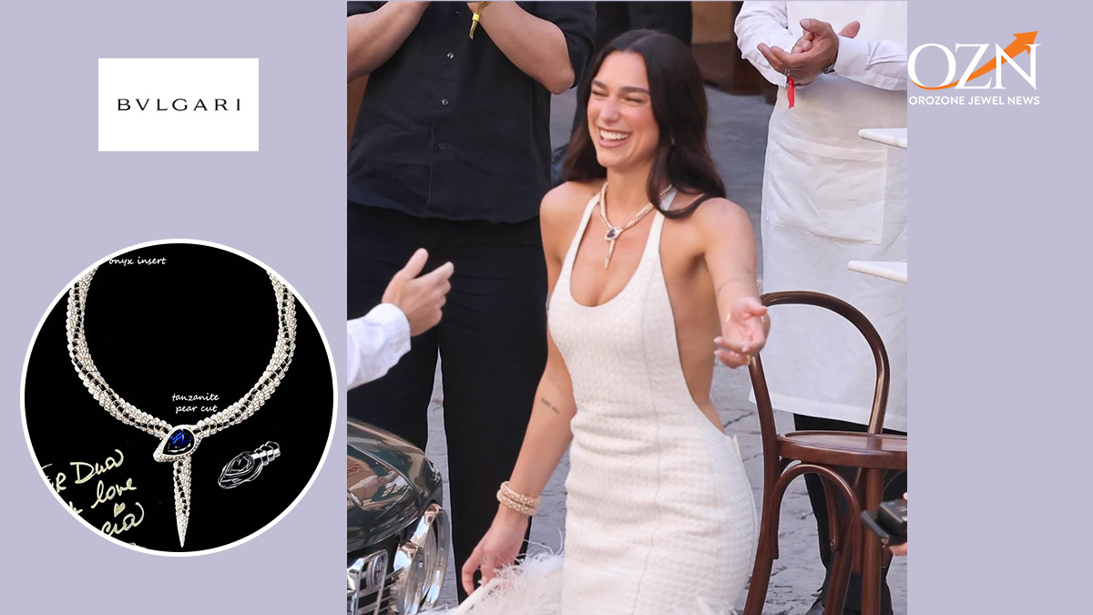 Dua Lipa’s Bulgari Look Brings Serpenti & Tubogas into the Wedding Spotlight