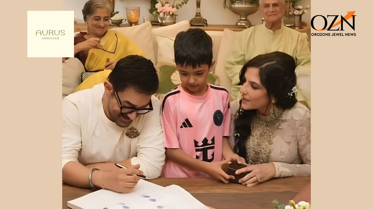 Aurus Jewels’ Layered Polki & Moi Vibe’s Fire Opals Redefine Aamir Khan & Gauri Spratt's Quiet Luxury Wedding